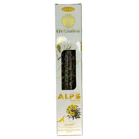 Kadzidło wiosenne Ullas Alps - ręcznie robione - wyprodukowane w Indiach - 100% naturalne - ULLAS Alps Organic Incense