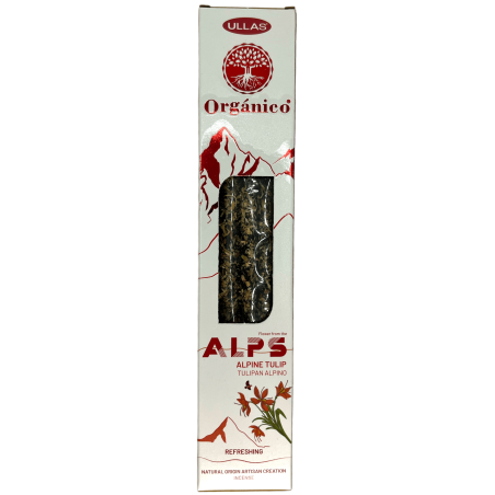 Ullas Alps Alpine Tulip Wierook - Handgemaakt - Gemaakt in India - 100% Natuurlijk - ULLAS Alpen Biologische Wierook
