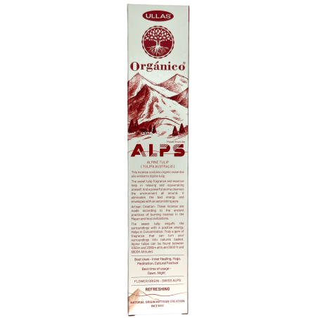 Ullas Alps Alpine Tulip Wierook - Handgemaakt - Gemaakt in India - 100% Natuurlijk - ULLAS Alpen Biologische Wierook