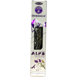 Encens Ullas Alps Vanille Orchidée Noir - Fait Main - Fabriqué en Inde - 100% Naturel - Encens Bio ULLAS Alps