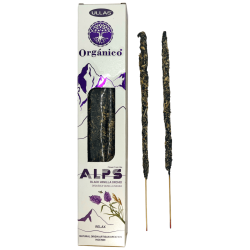 Encens Ullas Alps Vanille Orchidée Noir - Fait Main - Fabriqué en Inde - 100% Naturel - Encens Bio ULLAS Alps