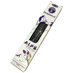 Encens Ullas Alps Vanille Orchidée Noir - Fait Main - Fabriqué en Inde - 100% Naturel - Encens Bio ULLAS Alps