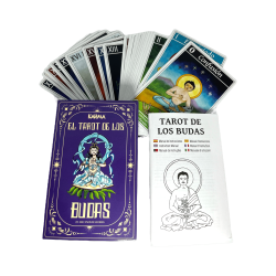 Tarot av Buddhorna (22 Stora Arkanan) 17cm - Medföljande instruktionsbok