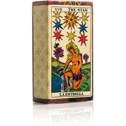 Tarot La Estrella Klasyczny Tarot Fournier Hiszpański 78 kart