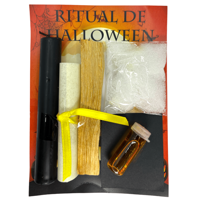 Halloween Ritual Kit för att neutralisera negativa energier och be nära och kära om vägledning och styrka-RITUALER OCH Trollformler-HOSTENATURA