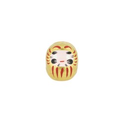 Daruma Dorado Pequeño Fortuna - Tradicional Japón - Muñeco de los propósitos