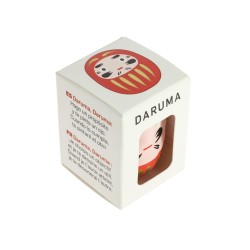 Daruma Rojo Pequeño Suerte - Tradicional Japón - Muñeco de los propósitos