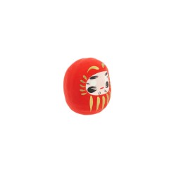 Red Daruma Little Luck - Traditionellt Japan - Purpose Doll