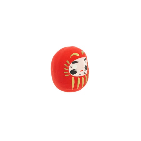Daruma Rojo Pequeño Suerte - Tradicional Japón - Muñeco de los propósitos