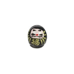 Daruma Black Small Protection - Tradicional Japão - Boneca de Propósito