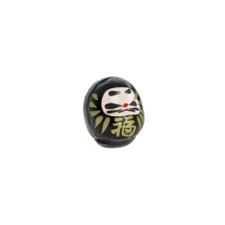 Daruma Black Small Protection - Tradicional Japão - Boneca de Propósito