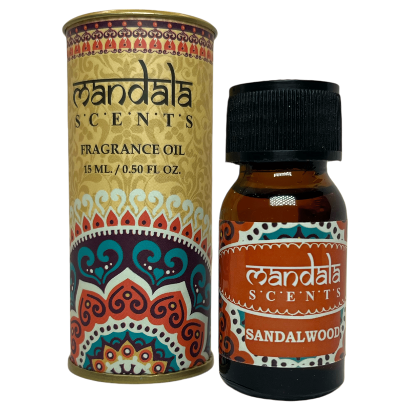 Sandalwood Mandala Scents Fragrance Oil 15ml.-Mandala Fragrance Oils Scents-HOSTENATURA