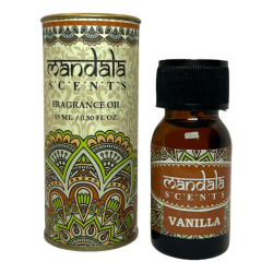 Olio profumato ai profumi di vaniglia mandala 15ml.