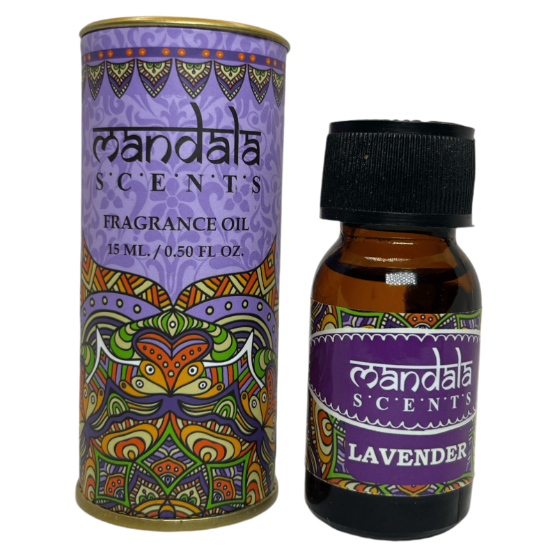 Óleo de fragrância de fragrância de lavanda Mandala 15ml.-Fragrância de Mandala Óleos Aromas-HOSTENATURA