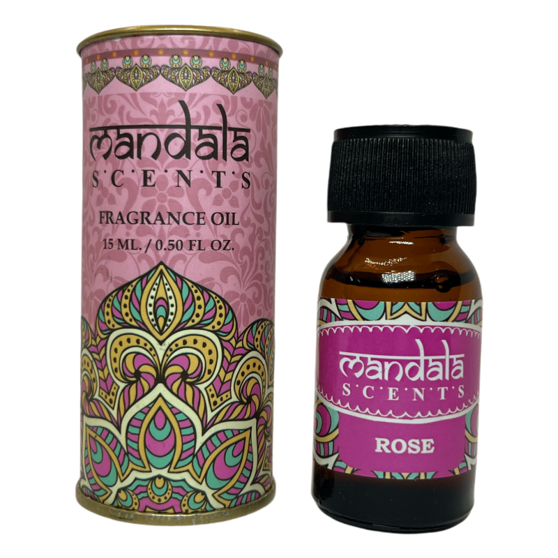 Óleo de fragrância Rosa Mandala Scents 15ml.-Fragrância de Mandala Óleos Aromas-HOSTENATURA