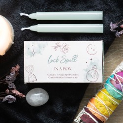 Lucky Spell Candles i Spirit of Equinox Box - Låda med tre ljus