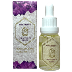 Aceite de Fragancia de Amatista Piedra de la Paz - Aceite de Fragancia inspirada en Minerales Spirit of Equinox - 15ml.