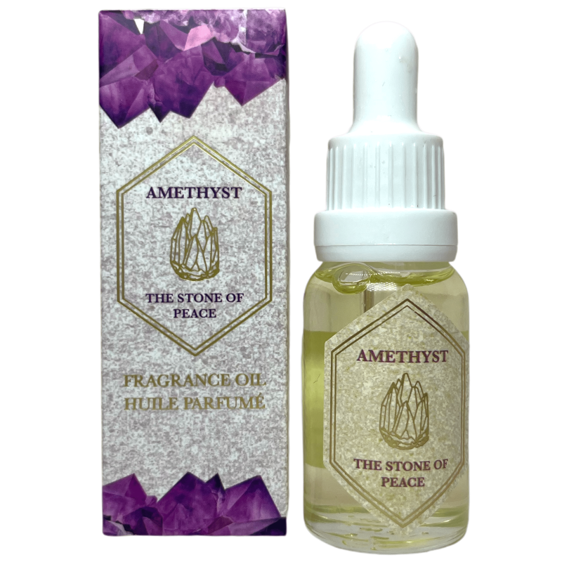 Peace Stone Amethyst Fragrance Oil - Spirit of Equinox Mineral-inspired Fragrance Oil - 15ml.-Spirit of Equinox Mineral-Inspired Fragrance Oils-HOSTENATURA