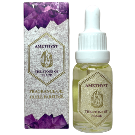 Peace Stone Amethyst Fragrance Oil - Spirit of Equinox Mineral-inspired Fragrance Oil - 15ml.