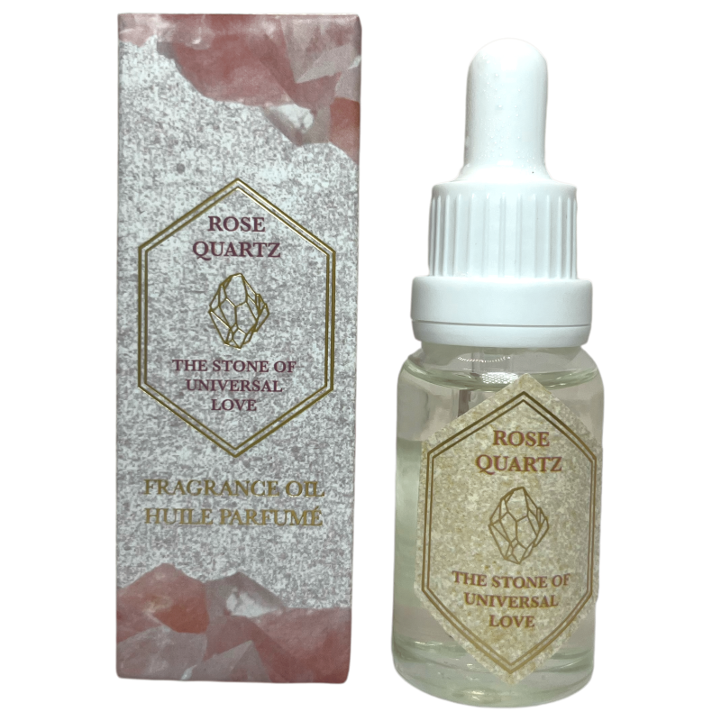 Rose Quartz Fragrance Oil Love Stone - Spirit of Equinox Mineral-inspired Fragrance Oil - 15ml.-Spirit of Equinox Mineral-Inspired Fragrance Oils-HOSTENATURA