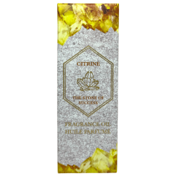 Aceite de Fragancia de Citrino Piedra del Éxito - Aceite de Fragancia inspirada en Minerales Spirit of Equinox - 15ml.