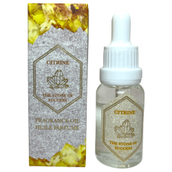 Aceite de Fragancia de Citrino Piedra del Éxito - Aceite de Fragancia inspirada en Minerales Spirit of Equinox - 15ml.