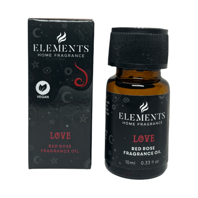 Love Red Rose Óleo Fragrância Espírito dos Elementos do Equinócio Fragrância para Casa Vegan 10ml.-Óleos de fragrância mística Spirit of Equinox-HOSTENATURA