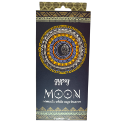 Encens Gitan Luna Sauge Blanche Banjara Gipsy Moon Nomadic - 6 sticks extra épais