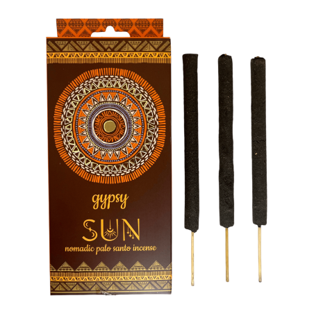 Gypsy Wierook Sol Palo Santo Banjara Gipsy Sun Nomadic - 6 extra dikke stokjes