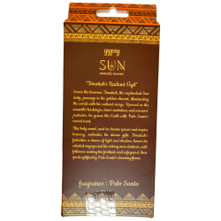 Encens Gitan Sol Palo Santo Banjara Gipsy Sun Nomadic - 6 bâtonnets extra épais