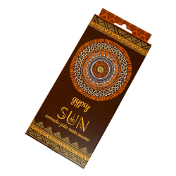 Encens Gitan Sol Palo Santo Banjara Gipsy Sun Nomadic - 6 bâtonnets extra épais