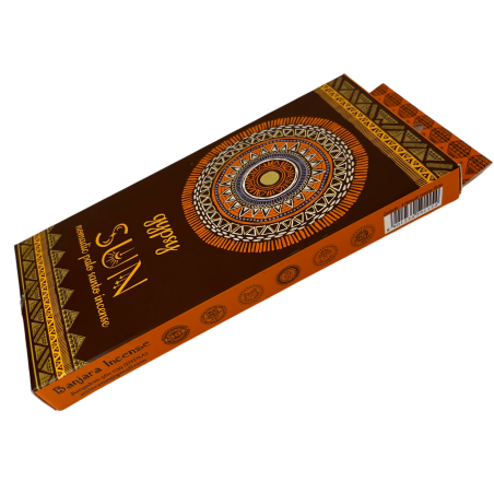 Incienso Gitano Sol Palo Santo Banjara Gipsy Sun Nomadic - 6 varetes extra gruixuts