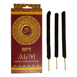 Encens Gypsy AUM Bois de Santal Banjara Gipsy Aum Nomadic - 6 sticks extra épais