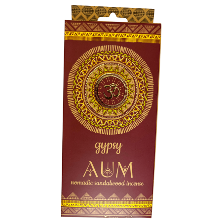 Gypsy Wierook AUM Sandelhout Banjara Gipsy Aum Nomadic - 6 extra dikke stokjes