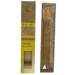 Banjara Incense Palo Santo Cinnamon Harmony Fusion Premium Incense - 8 Craft Sticks