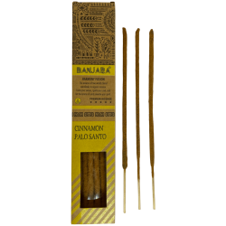 Banjara Incense Palo Santo Cinnamon Harmony Fusion Premium Incense - 8 Craft Sticks