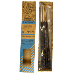 Banjara Palo Santo Nag Champa Harmony Fusion Kadzidło Premium - 8 Ręcznie Robionych Patyczków