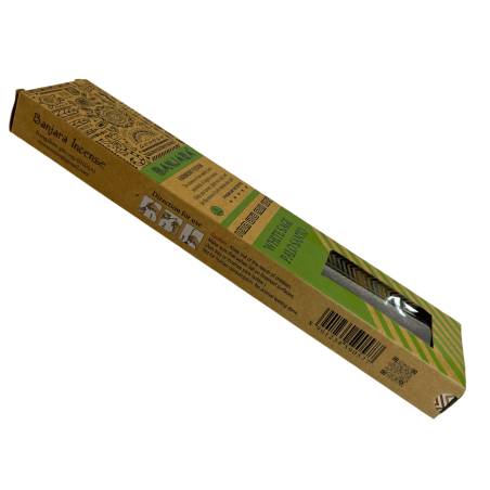 Incienso Banjara Palo Santo Salvia Blanca Armonía Fusión Incienso Premium - 8 varillas artesanales
