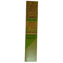 Banjara Incense Palo Santo White Sage Harmony Fusion Premium Incense - 8 Craft Sticks