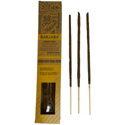 Kadzidło Banjara Palo Santo Sandalwood Harmony Fusion Premium - 8 patyczków rzemieślniczych