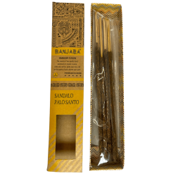 Kadzidło Banjara Palo Santo Sandalwood Harmony Fusion Premium - 8 patyczków rzemieślniczych