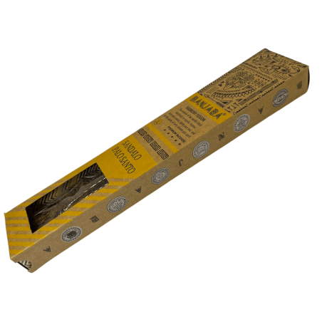 Encens Banjara Palo Santo Bois de santal Harmony Fusion Premium Encens - 8 Bâtonnets d’artisanat