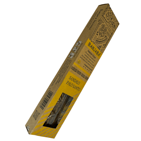 Banjara Wierook Palo Santo Sandelhout Harmony Fusion Premium Wierook - 8 Ambachtelijke Stokjes
