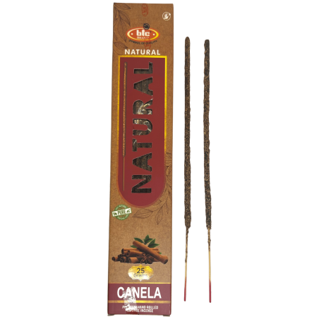 BIC Natural Organic Cinnamon Incense - 25 gram box