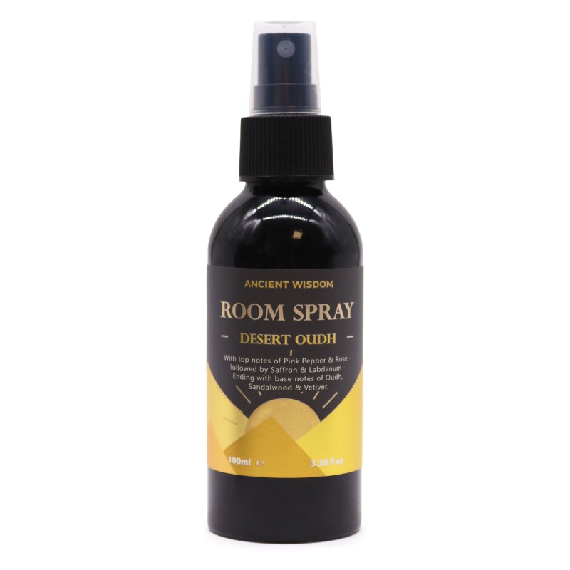 Oudh Desert Air Freshener Spray Ancient Wisdom - 100ml.-Odświeżacz powietrza w sprayu Ancient Wisdom-HOSTENATURA