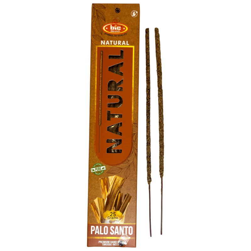 BIC Incenso Palo Santo Naturale Biologico - scatola da 25 grammi-INCENSI BIC-HOSTENATURA