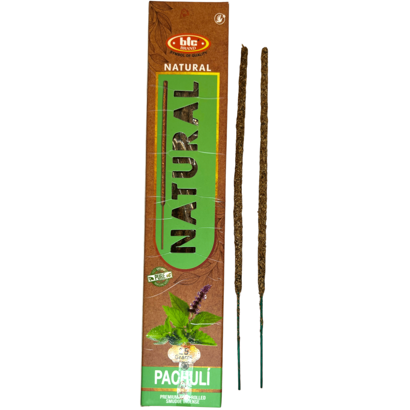 BIC Natural Organic Patchouli Incense - 25 gram box-BIC INCENSES-HOSTENATURA