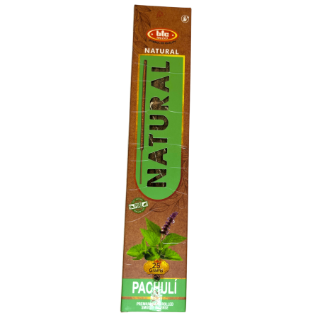 BIC Natural Organic Patchouli Incense - 25 gram box