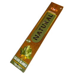 Ekologisk Vit Salvia Rökelse BIC Natural - Låda med 25 gram