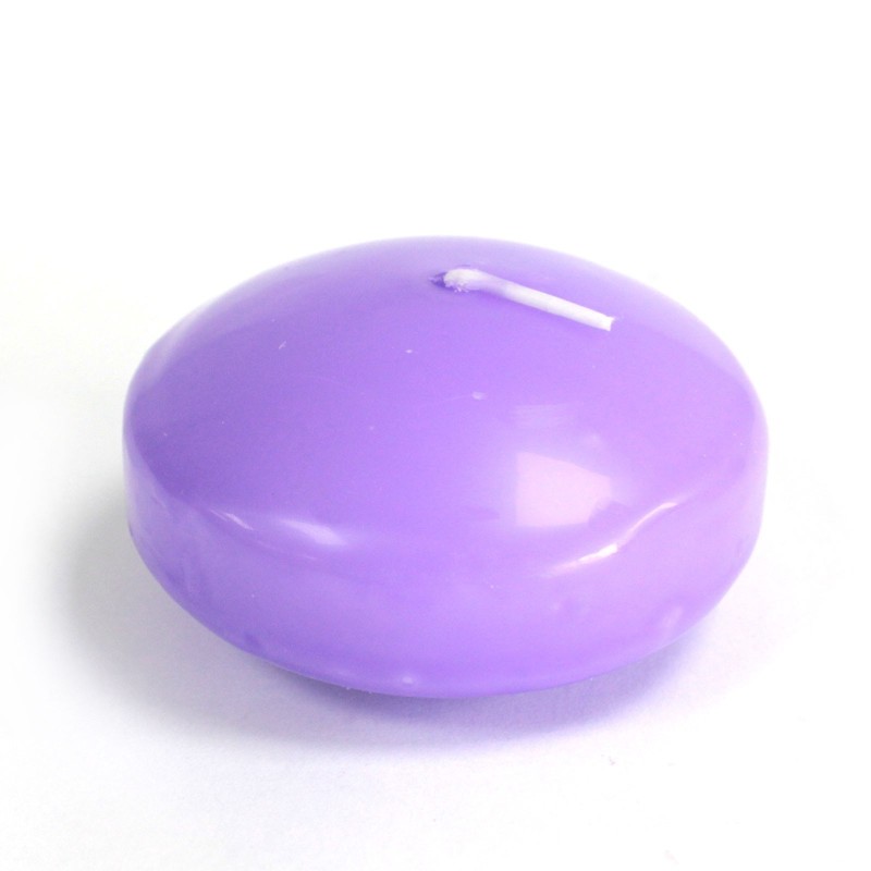 Grande bougie flottante - Lilas-BOUGIES FLOTTANTES-HOSTENATURA